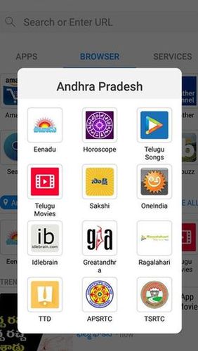 Capturas de pantalla del programa OH web browser - One handed, fast & privacy para teléfono o tableta Android.