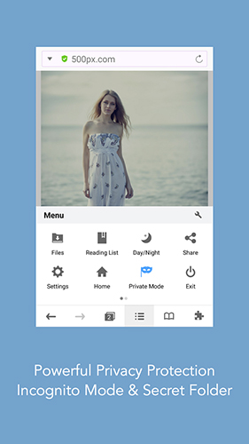 Télécharger gratuitement Mercury browser pour Android. Programmes sur les portables et les tablettes.