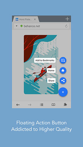 Aplicación Mercury browser para Android, descargar gratis programas para tabletas y teléfonos.