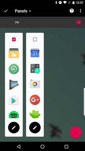 Application Meteor swipe - Edge sidebar launcher pour Android, télécharger gratuitement des programmes pour les tablettes et les portables.