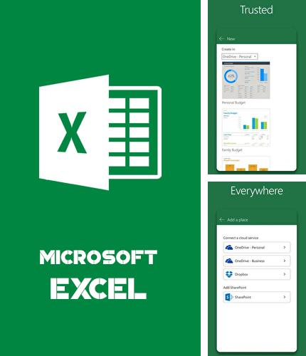Besides Avast: Mobile security Android program you can download Microsoft excel for Android phone or tablet for free.