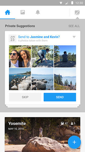 Die App Memoria photo gallery für Android, Laden Sie kostenlos Programme für Smartphones und Tablets herunter.