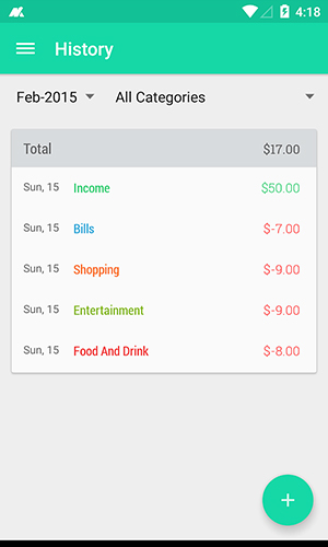 Expense IQ - Money manager app for Android, download programs for phones and tablets for free.