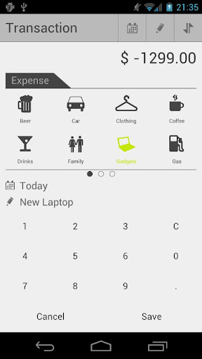 为Android免费下载Money Tab。企业应用套件手机和平板电脑。
