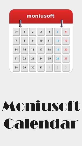 Moniusoft calendar