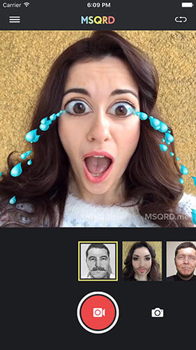 Screenshots des Programms HAHAmoji - Animated face emoji GIF für Android-Smartphones oder Tablets.