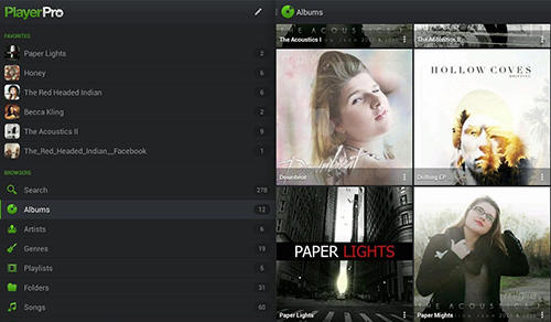 Music player pro app for Android, download programs for phones and tablets for free.