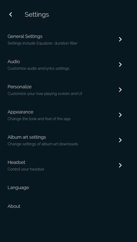 Screenshots des Programms SoundSeeder für Android-Smartphones oder Tablets.