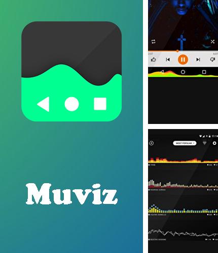 Laden Sie kostenlos Muviz - Navigationsleiste mit Musikalischem Visualisierer für Android Herunter. App für Smartphones und Tablets.