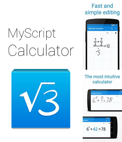 Besides Saltea Android program you can download MyScript Calculator for Android phone or tablet for free.