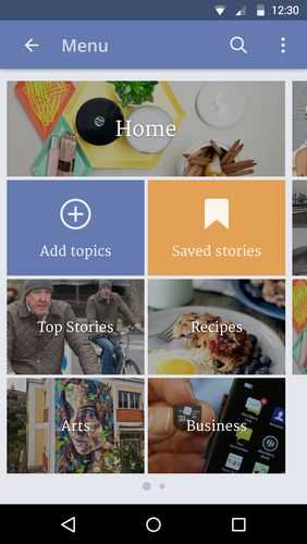 Application News360: Personalized news pour Android, télécharger gratuitement des programmes pour les tablettes et les portables.