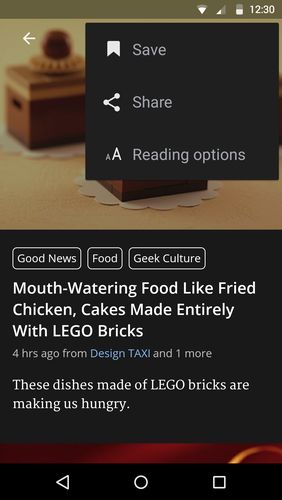 Screenshots of News360: Personalized news program for Android phone or tablet.