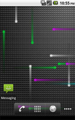 Les captures d'écran du programme Nexus revamped live wallpaper pour le portable ou la tablette Android.
