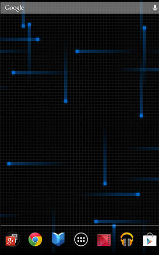 Скріншот додатки Nexus revamped live wallpaper для Андроїд. Робочий процес.