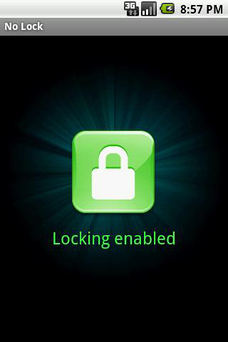 Capturas de tela do programa No lock em celular ou tablete Android.