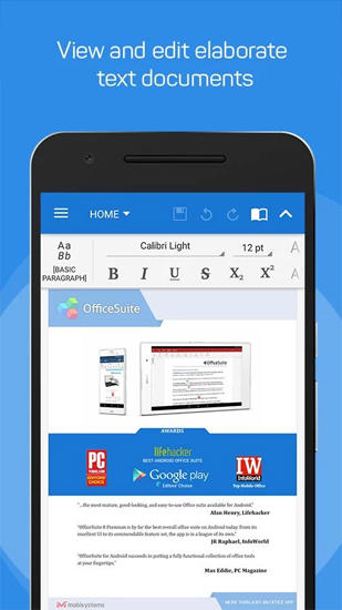 为Android免费下载Office Suite。企业应用套件手机和平板电脑。