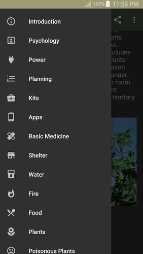 Télécharger gratuitement Offline survival manual pour Android. Programmes sur les portables et les tablettes.