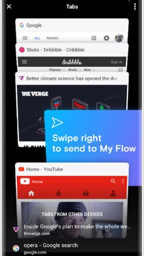Скачати Opera Touch для Андроїд.