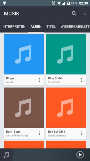 Die App Orpheus Music Player für Android, Laden Sie kostenlos Programme für Smartphones und Tablets herunter.