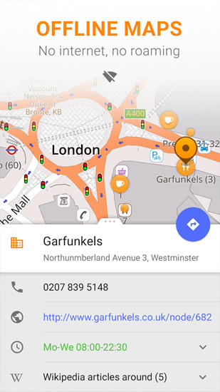 Baixar grátis Map Navigation para Android. Programas para celulares e tablets.