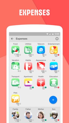 Monas: Expense manager app for Android, download programs for phones and tablets for free.