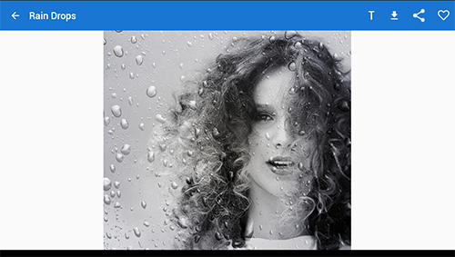 Screenshots des Programms PhotoDirector - Photo editor für Android-Smartphones oder Tablets.
