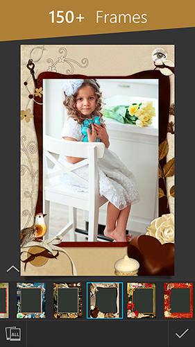 Screenshots of Photo studio program for Android phone or tablet.