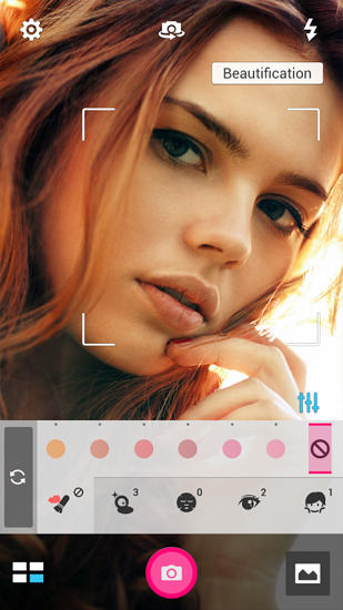 Capturas de pantalla del programa SODA - Natural beauty camera para teléfono o tableta Android.