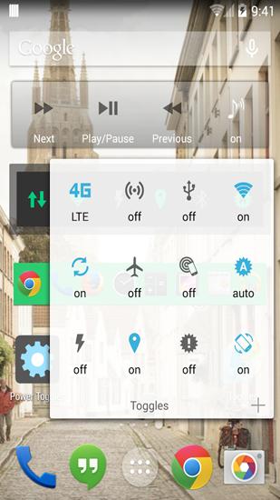 Application Power Toggles pour Android, télécharger gratuitement des programmes pour les tablettes et les portables.