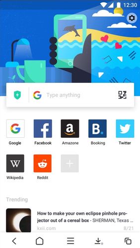 Laden Sie kostenlos Turbo browser: Private & Adblocker für Android Herunter. Programme für Smartphones und Tablets.