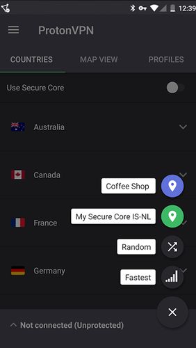 Aplicativo ProtonVPN – Advanced online security for everyone para Android, baixar grátis programas para celulares e tablets.