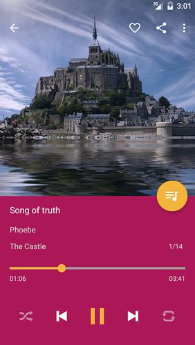 Stellio music player的Android应用，下载程序的手机和平板电脑是免费的。