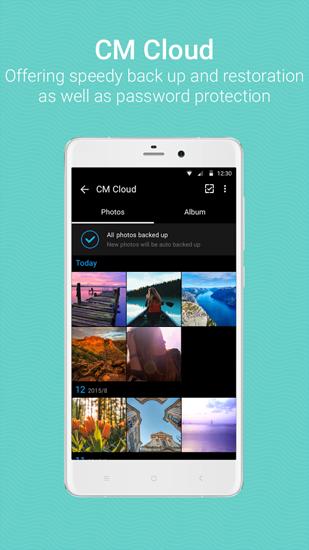 Screenshots of QuickPic Gallery program for Android phone or tablet.