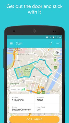 Безкоштовно скачати Runkeeper - GPS track run на Андроїд. Програми на телефони та планшети.