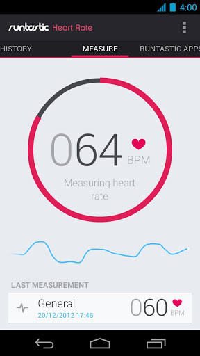 Runtastic heart rate