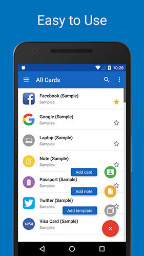 Screenshots des Programms Adguard für Android-Smartphones oder Tablets.