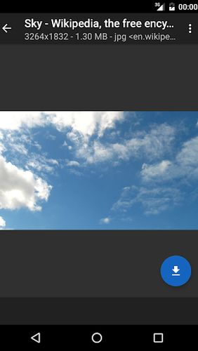 Les captures d'écran du programme Search image pour le portable ou la tablette Android.