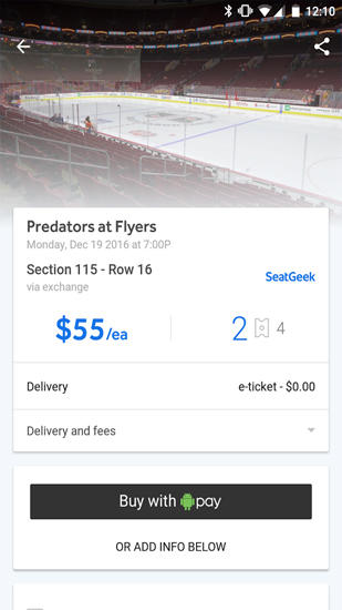 SeatGeek: Event Tickets app for Android, download programs for phones and tablets for free.