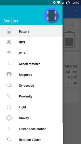 Baixar grátis Sensors multitool para Android. Programas para celulares e tablets.