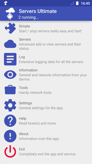 Додаток Servers Ultimate для Андроїд, скачати безкоштовно програми для планшетів і телефонів.