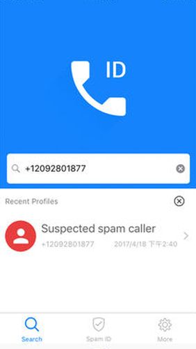 Screenshots of Showcaller - Caller ID & block program for Android phone or tablet.