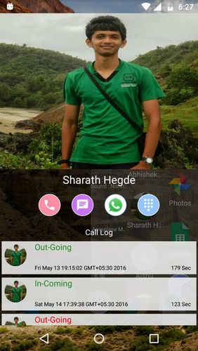 Capturas de pantalla del programa SideBar para teléfono o tableta Android.