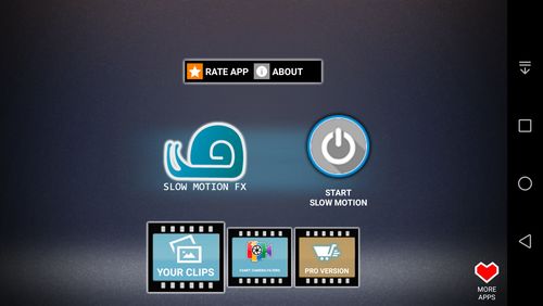 Aplicativo Slow motion video FX: Fast & slow mo editor para Android, baixar grátis programas para celulares e tablets.