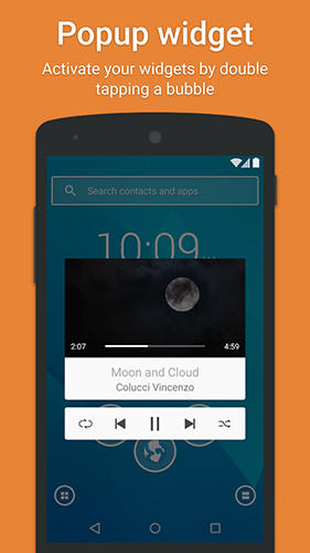 Capturas de pantalla del programa Smart Launcher 3 para teléfono o tableta Android.