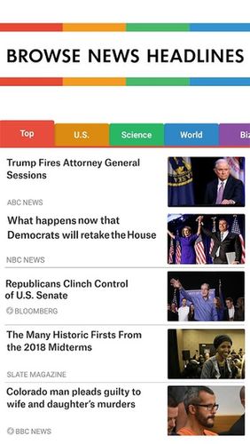 Descargar gratis SmartNews: Breaking news headlines para Android. Programas para teléfonos y tabletas.
