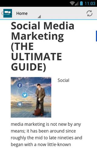 Скріншот програми Social Sales HQ на Андроїд телефон або планшет.
