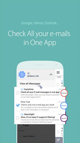 SolMail: All in One Email を無料でアンドロイドにダウンロード。携帯電話やタブレット用のプログラム。