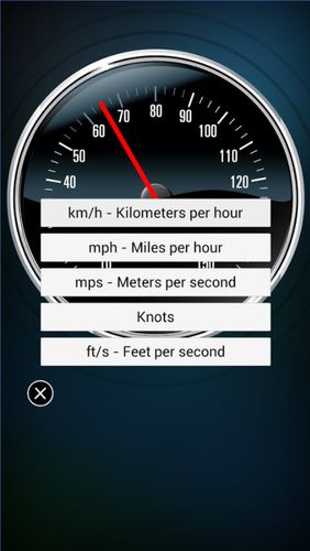 Die App Speedometer für Android, Laden Sie kostenlos Programme für Smartphones und Tablets herunter.