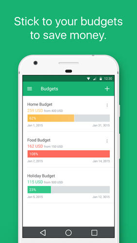Aplicativo Spendee para Android, baixar grátis programas para celulares e tablets.