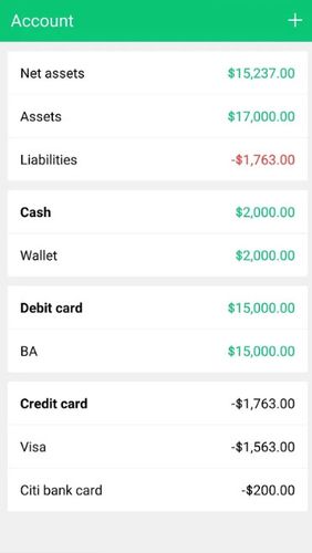 Aplicación Sprouts: Money manager, expense and budget para Android, descargar gratis programas para tabletas y teléfonos.